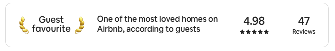 One of the most loved homes on Airbnb according to guests