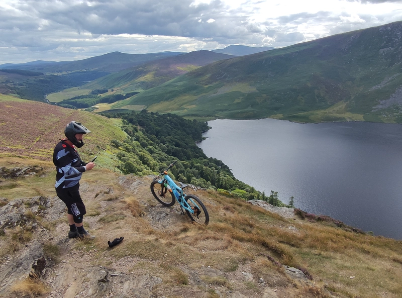 mountain biking in the Dublin and Wicklow mountains