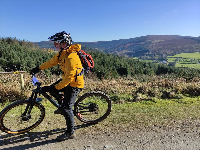 mountain biking in the Slieve Bloom mountains