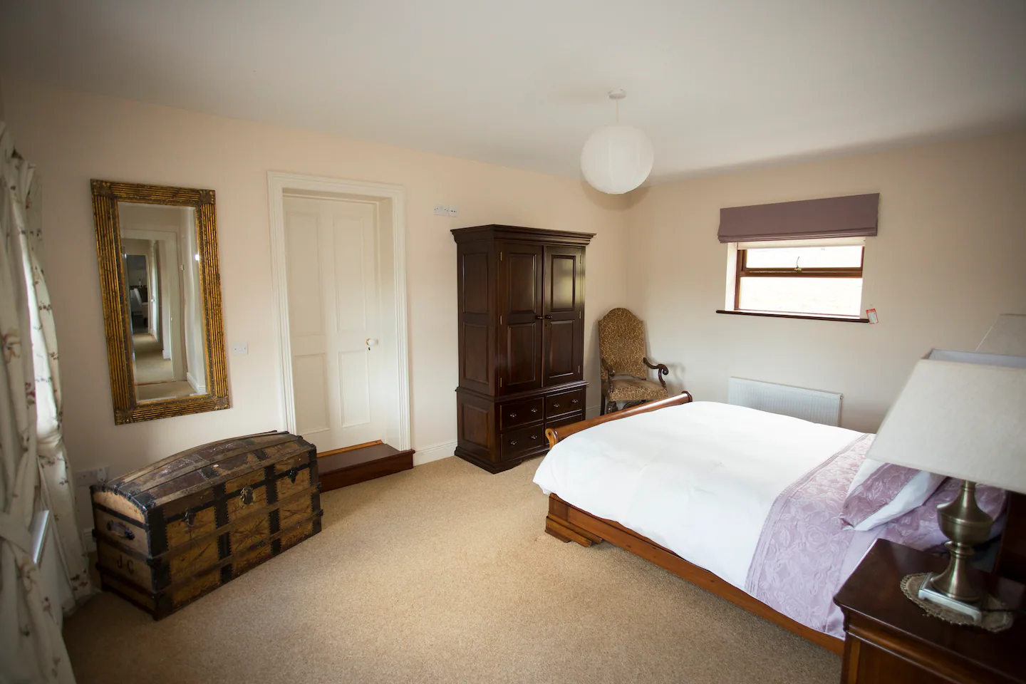 The bedroom in Mary Kates Self Catering cottage Farm House